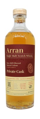 ARRAN - 11 ans - Millésime 2012 - Peated Bourbon Barrel - Foundations - 55,90%