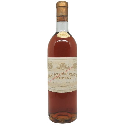 Château DAUPHINE RONDILLON 1964 opinion best price good wine merchant bordeaux