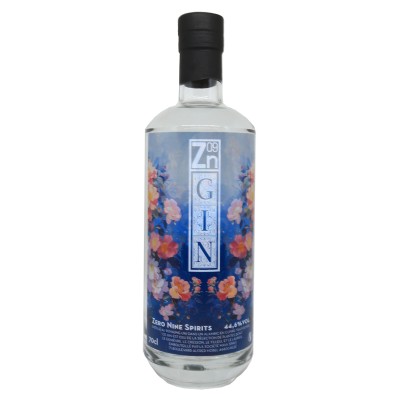 Zn09 - Zero Nine Spirits - Série Underwater - Gin - 44,60%