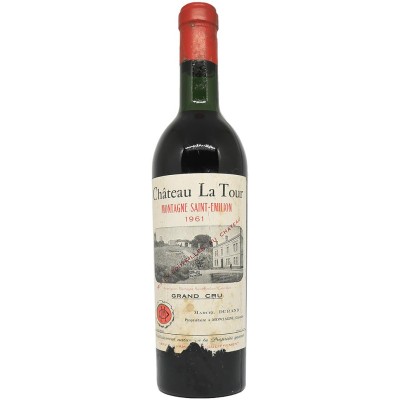 Château LA TOUR  1961 montagne saint emilion meilleur prix avis bon 