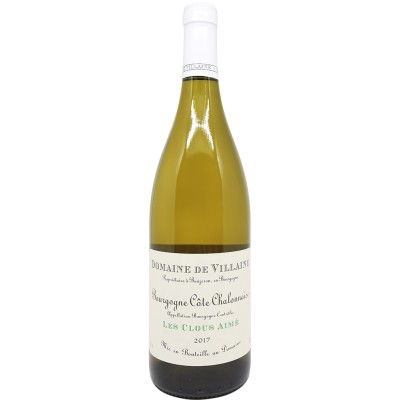 BOURGOGNE CÔTE CHALONNAISE BLANC LES CLOUS AIME DOMAINE DE VILLAINE 2017