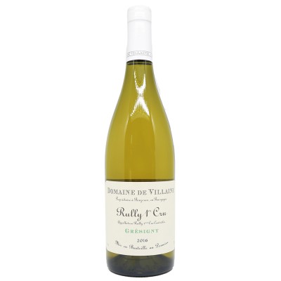 RULLY 1ER CRU GRESIGNY  DOMAINE DE VILLAINE 2016 Bon avis achat au meilleur prix caviste bordeaux 