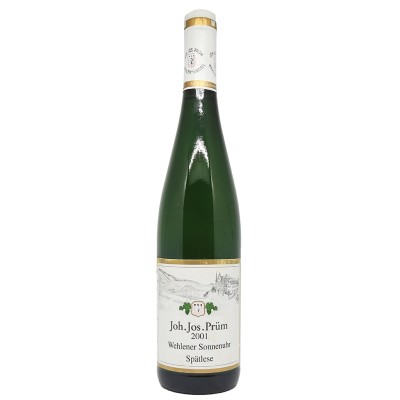 JJ PRÜM - Wehlener Sonnenuhr Riesling Spätlese  2001 Bon avis achat au meilleur prix caviste bordeaux