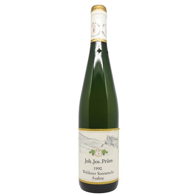 JJ PRÜM - Wehlener Sonnenuhr Riesling Auslese (sweet) 1990 buy wines best price reviews good wine merchant bordeaux