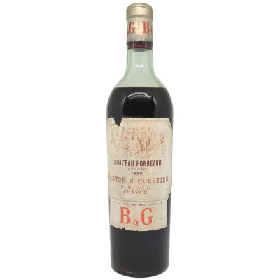 Château FONRÉAUD  1937 avis meilleur prix bon caviste bordeaux