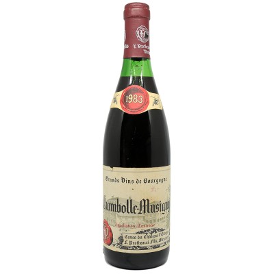 PROTHEAU & FILS - CHAMBOLLE MUSIGNY  1983 avis meilleur prix bon caviste bordeaux