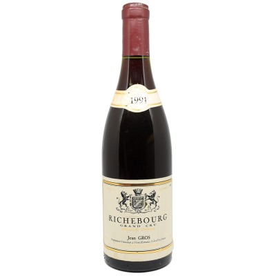 Domaine Jean GROS - Richebourg Grand Cru  1991 achat meilleur prix avis bon caviste bordeaux