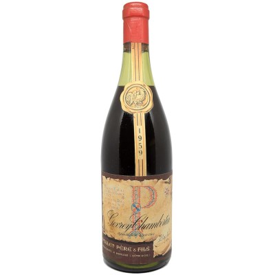 GEVREY CHAMBERTIN - Mise Poulet Père et Fils  1959 achat meilleur prix avis bon caviste Bordeaux