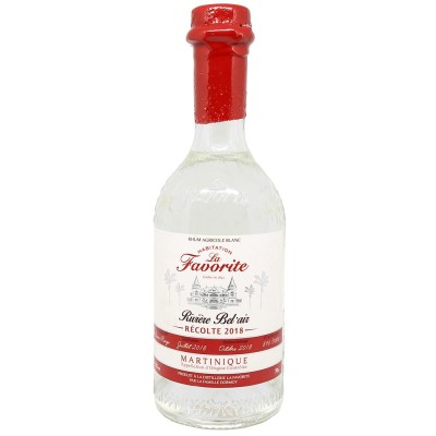 LA FAVORITE - Rhum Blanc - Rivière Bel Air - Millésime 2018- 53% achat meilleur prix avis bon caviste rhumerie Bordeaux