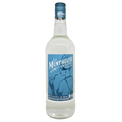 La Mentheuse - Creme de Menthe - 1 Litre - 15%