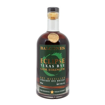 Balcones - Texas Rye Eclipse - Cask Strength - 64%