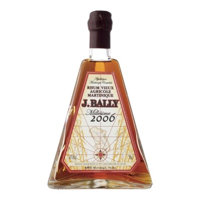 RHUM BALLY - Hors d'âge - Millésime 2006 - 70 ans Velier - Pyramide - 43%  