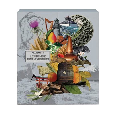 Calendrier de l'Avent - Le Monde des Whiskies - Foundations - 2024 - 24 fioles de 2cl