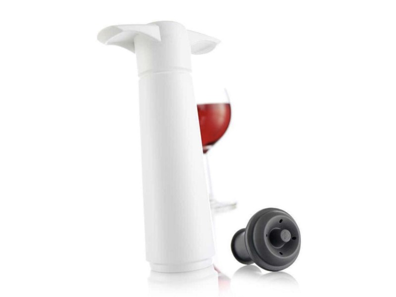 Vacu Vin wine pump, with 2 plugs, 1 piece, bag
