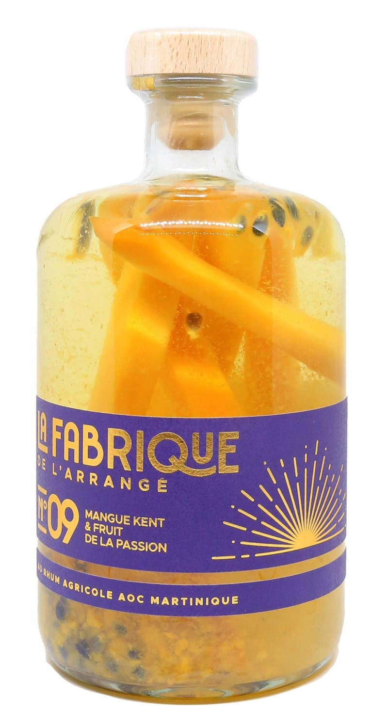 La Fabrique de l'Arrangé - Rhum arrangé - Coffret 3 x 20cl - Ananas /  Passion / Mangue - 60cl - 32°