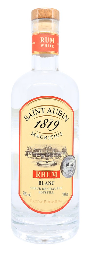 Rum of English tradition (RUM)-Saint Aubin - Rhum Blanc - Extra