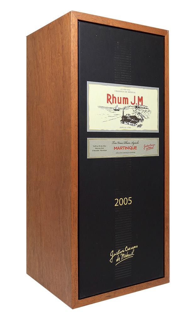 Rhum JM 2004 Étiquette cuir | Idée Cadeau Rhum